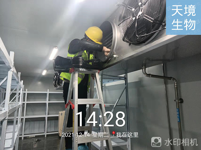 （中电二）杭州天境生物科技377m³生物医药冷库建造工程